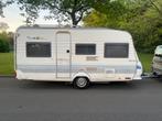 Hobby 450 UF De Luxe ( 2000 ) mover gepimpt, Caravans en Kamperen, Rondzit, Hobby, Bedrijf, Dwarsbed
