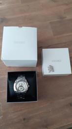 Seiko arctura kinetic chronograph, saffier glas., Ophalen, Gebruikt, Staal, Seiko