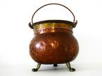 Antieke koperen ketel champagnekoeler aker wijnkoeler emmer, Antiek en Kunst, Antiek | Koper en Brons, Ophalen of Verzenden, Koper