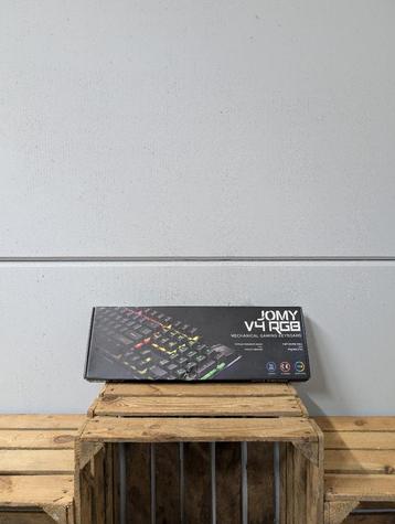 jomy v4 rgb gaming toetsenbord beschikbaar voor biedingen