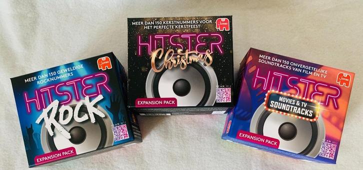 Hitster Rock - Movie & Soundtracks + Christmas, Hobby en Vrije tijd, Gezelschapsspellen | Bordspellen, Nieuw, Een of twee spelers