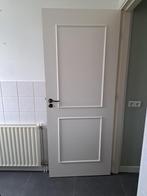 Nette crème binnendeur met hang-en sluitwerk., Doe-het-zelf en Verbouw, Deuren en Horren, Ophalen, 80 tot 100 cm, Binnendeur, Zo goed als nieuw