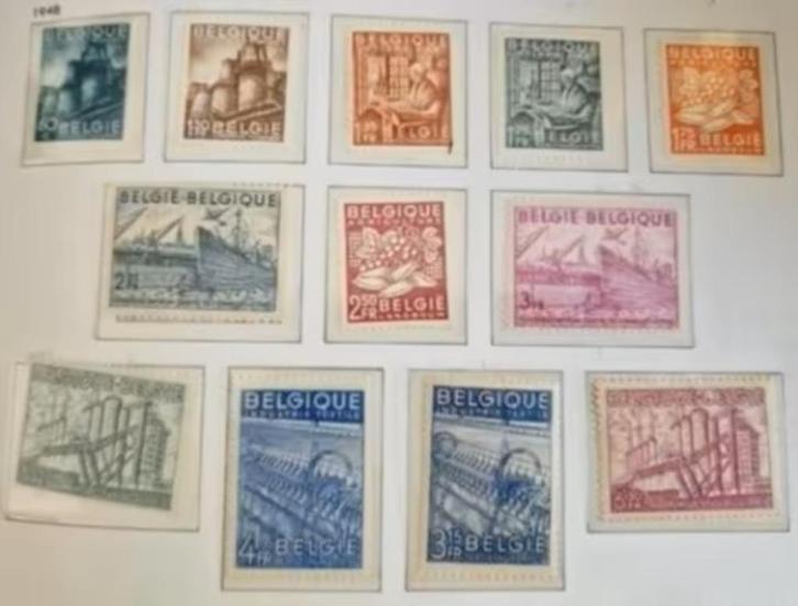 België 1948 - OBP761-772  -Stimulering van de uitvoer (I+ll), Postzegels en Munten, Postzegels | Europa | België, Postfris, Frankeerzegel