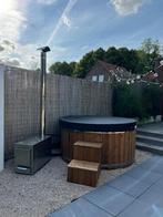 luxe hottub compleet! Thermowood/cover/48kw kachel, Ophalen of Verzenden, Nieuw, Trap