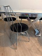 Inklapbare eetkamer set met bankje & salontafel, Huis en Inrichting, Tafels | Eettafels, Ophalen, Gebruikt, 100 tot 150 cm, Vijf personen of meer