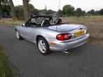 Mazda MX-5 NBFL 1.6I Exclusive 2004 Sunlight Silver Metallic, Auto's, Mazda, 13 km/l, Zwart, 4 cilinders, Cabriolet