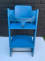 Stokke Tripp Trapp Kinderstoel Blauw nieuw model, Ophalen, Gebruikt, Meegroeistoel, Aanschuifbaar