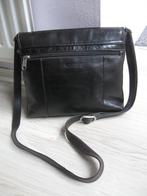 BOSBOOM zwart leren tas in goede staat, Sieraden, Tassen en Uiterlijk, Tassen | Damestassen, Ophalen of Verzenden, Zo goed als nieuw
