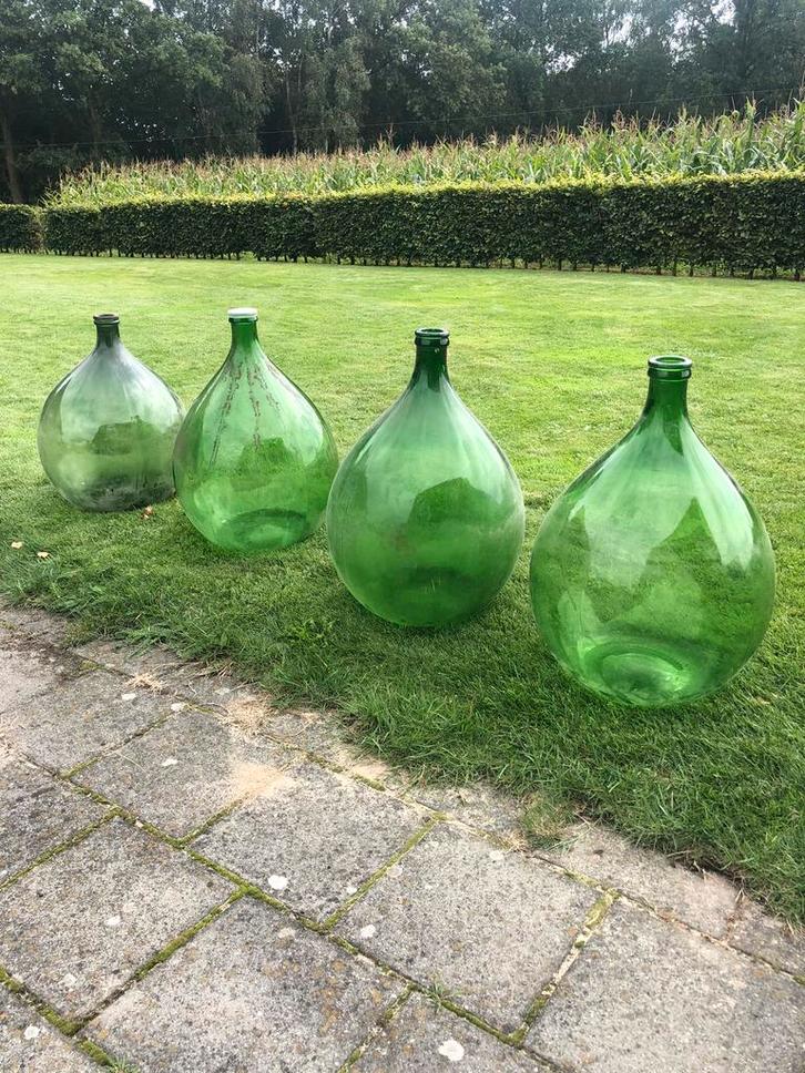 Te koop grote wijnflessen / gist flessen, Antiek en Kunst, Curiosa en Brocante, Ophalen
