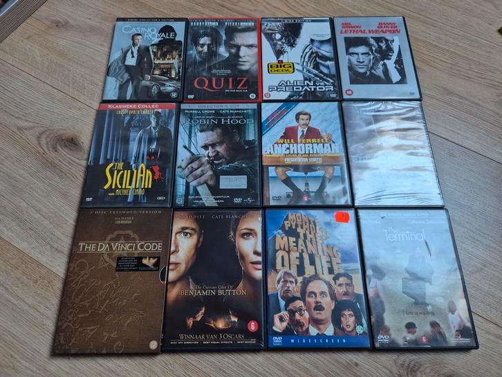Diverse dvd's: 1 euro per stuk, Cd's en Dvd's, Dvd's | Actie, Zo goed als nieuw, Alle leeftijden, Ophalen of Verzenden