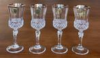 4 Cristal d’Arques Valencay likeurglazen, Verzamelen, Glas en Borrelglaasjes, Ophalen of Verzenden, Zo goed als nieuw, Overige typen