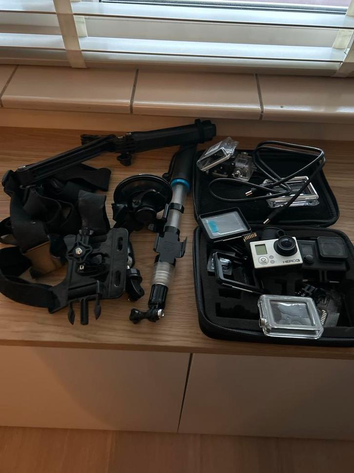 GoPro Hero3 met veel accessoires, Audio, Tv en Foto, Actiecamera's, Gebruikt, GoPro, Ophalen of Verzenden