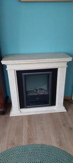 Ruby elektrische haard met marmeren schouw, Ophalen, Gebruikt, Overige soorten, Elektrisch