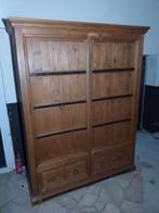 mooie massief teakhouten kast, Ophalen, Gebruikt, 100 tot 150 cm, Teakhout