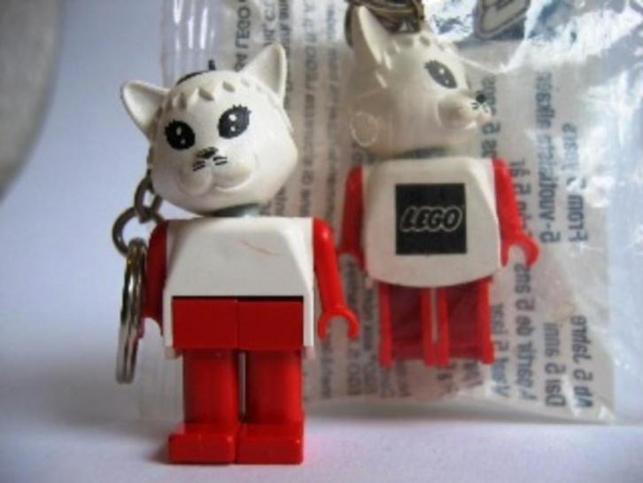 Lego Gear Fabuland Cat 3 Key Chain - Straight Metal Chain, Kinderen en Baby's, Speelgoed | Duplo en Lego, Zo goed als nieuw, Lego