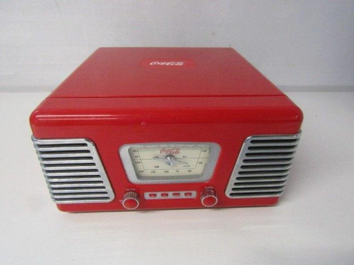 coca cola platenspeler, radio, mp3 - limited edition, Verzamelen, Merken en Reclamevoorwerpen, Zo goed als nieuw, Gebruiksvoorwerp