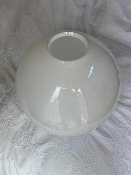 Plafondlamp bol opaal 35 cm diameter ZGAN retro Giso, Huis en Inrichting, Lampen | Plafondlampen, Zo goed als nieuw, Glas, Ophalen