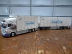 Tekno Scania Coldsped White Pearl, Ophalen of Verzenden, Nieuw, Bus of Vrachtwagen, Tekno