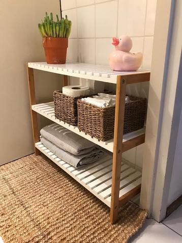 Houten Badkamerrek (70 cm breed) beschikbaar voor biedingen