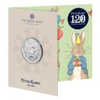Peter Rabbit 2022 £5 Brilliant Uncirculated Coin Royal mint, Postzegels en Munten, Ophalen of Verzenden