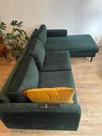 Hoekbank velvet, Ophalen, Zo goed als nieuw, Vierpersoons of meer