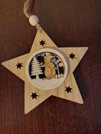 Houten kersthanger / kerstornament te koop, Diversen, Kerst, Ophalen, Zo goed als nieuw