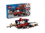 LEGO Technic 60443 F1 pitstop en pitcrew met Ferrari auto, Verzenden, Nieuw