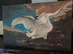 Schilderij zwaan, Ophalen, Zo goed als nieuw, Schilderij, 100 tot 125 cm