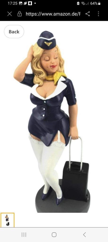 Stewardess, Warren Stratford, pinup, pin-up, sexy, , KLM, Antiek en Kunst, Antiek | Speelgoed, Ophalen of Verzenden
