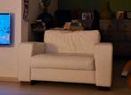 Witte loveseat, Huis en Inrichting, Ophalen, Gebruikt, Tweepersoons, 75 tot 100 cm