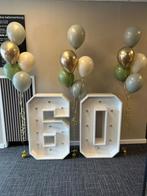 Lichtcijfers & Helium Ballonnen - Verhuur, Ophalen of Verzenden, Nieuw, Versiering, Verjaardag
