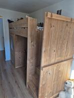 Mooie Robuuste Houten Hoogslaper, Ophalen, Gebruikt, Hoogslaper
