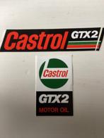 2 stickers Castrol GTX2 motor oil, Verzamelen, Stickers, Verzenden, Zo goed als nieuw, Merk