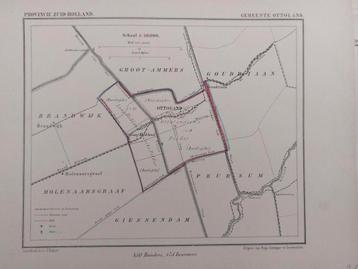 131 / Litho uit 1866 door J. Kuyper van Ottoland ZH beschikbaar voor biedingen