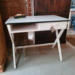 Brocante oude schrijftafel bureautje tafeltje met laadje, Ophalen
