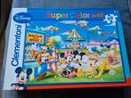 Puzzel Disney Mickey Mouse maxi 3+ 60grote stuken Clementoni, Ophalen of Verzenden, Meer dan 50 stukjes, Zo goed als nieuw, 4 tot 6 jaar