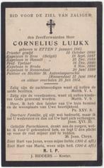 Pastoor Cornelius Luijkx 1861 Etten + 1914 Roosendaal, 53 j, Verzenden