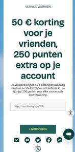 Korting op nieuwe Fairphone, Ophalen of Verzenden, Zegels, Bonnen of Punten