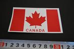 sticker vlag canada maple leaf 1897, Verzamelen, Ophalen, Zo goed als nieuw