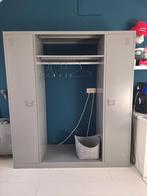 Metalen Lockerkast - Kledingkast met planken en hanggedeelte, Huis en Inrichting, Kasten | Kledingkasten, Ophalen, Met plank(en)