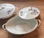 Vintage Soepterrines met Bloemmotief, Ophalen of Verzenden, Overige stijlen, Porselein, Schaal of Schalen
