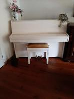 Piano, Muziek en Instrumenten, Piano's, Ophalen, Gebruikt, Wit, Piano