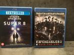 2 blu-ray , super 8 (steven spielberg), expendables, Ophalen of Verzenden, Zo goed als nieuw