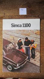 SIMCA 1100 (1974) brochure met uitklapbladzijden, nieuwstaat, Overige merken, Ophalen of Verzenden, Zo goed als nieuw