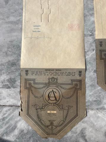 Antieke Pianola Muziekrollen beschikbaar voor biedingen