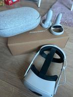 Meta Quest 2 VR Headset + Controllers + Case  (Complete Set), Spelcomputers en Games, Virtual Reality, Ophalen of Verzenden, Zo goed als nieuw