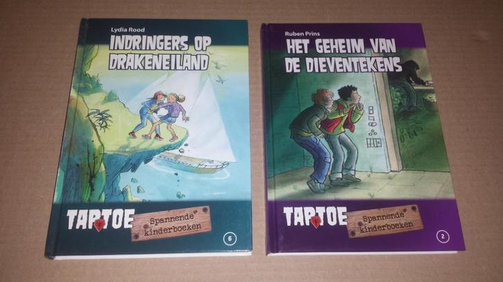 Indringers op drakeneiland / Het geheim van de dieventekens, Boeken, Kinderboeken | Jeugd | 13 jaar en ouder, Zo goed als nieuw