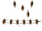 Sieraden set (geen verzending), Sieraden, Tassen en Uiterlijk, Antieke sieraden, Ophalen, Goud, Armband, Verguld