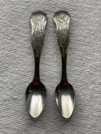 2 zilveren lepeltjes Johannes Torlau Amsterdam 1861, Antiek en Kunst, Ophalen of Verzenden, Zilver