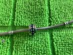 Originele Pandora Bedel  clip/stopper met zirkonia, Sieraden, Tassen en Uiterlijk, Bedels, Verzenden, Pandora, Zo goed als nieuw